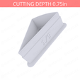 1-9_Of_Pie~2in-cookiecutter-only2.png Slice (1∕9) of Pie Cookie Cutter 2in / 5.1cm