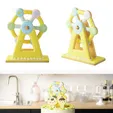 H1d0c78f65e51499ab5e4e6396fd075fcA.jpg STL file Carousel cookie cutter・3D printer model to download