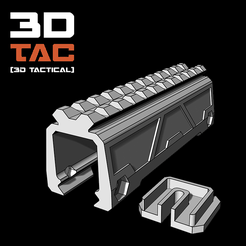 Riser_bat_sale2.png STL file 3DTAC / Battery Rail Riser・3D printable model to download