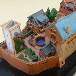 P1010571a_display_large.JPG Free 3D file Wartburg Castle Kitset・3D print design to download