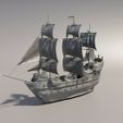 PirateGalley-6.jpg Pirate Galley 28 MM Tabletop Terrain