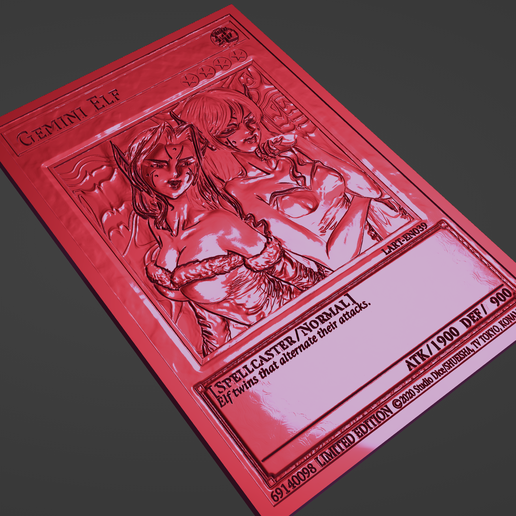 yugioh card picture frame Gemini Elf LON-EN000 – Genesis TCG main image 0