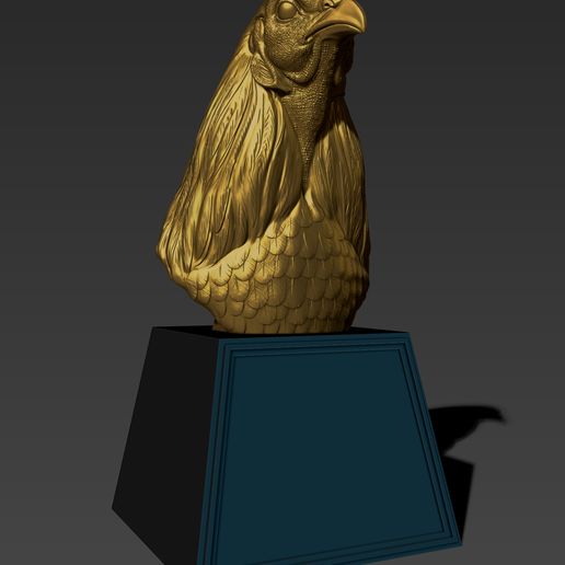 TROPHY "GALLO DE PELEA" (FIGHTING ROOSTER)