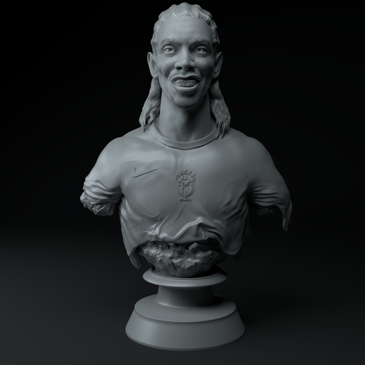 1.png Ronaldinho Premium 3D Bust STL