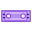 1010_Conformal_Rail_Guide_38mmE_MediumR.stl 1010 Conformal Rail Guide 38mm (Fastener Version)