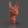 untitled.520.jpg Stylized Xoloitzcuintle Bust