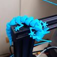 flexi Salamander low poly, print in place