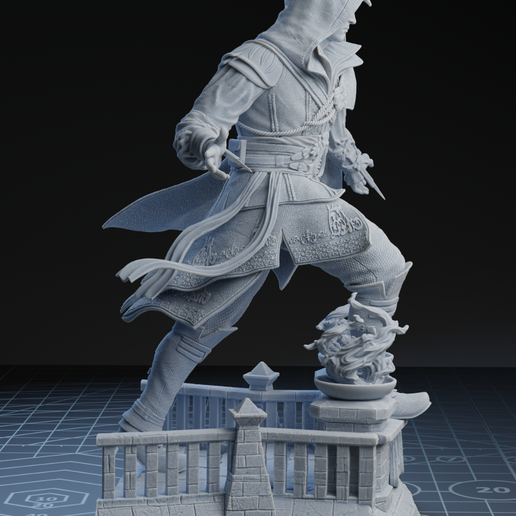 🦸 Figure of Ezio Auditore・ STL File for 3D printing・Cults