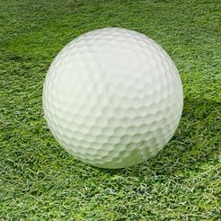 golfball.jpg Download file Golf Ball • 3D printer template, Knight1341