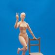 DSC_0014.jpg Datei 3D Articulated Poseable Female Figure・Design für 3D-Drucker zum herunterladen, RikkTheGaijin