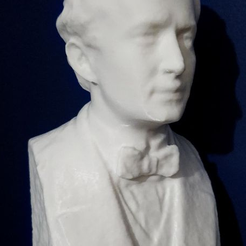 mago.png STL file Houdini Bust・Template to download and 3D print