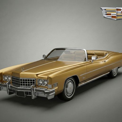1973 Cadillac Eldorado - American Luxury Icon - High-Detail 3D Printable