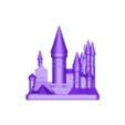 Hogwarts (3).stl Minimalistisches Hogwarts-Schloss