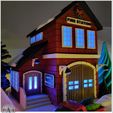 005.jpg Christmas Village - 1/64 scale Hot Wheels Compatible!!!