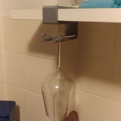 IMG_20180320_010420.jpg Файл STL Wineglass holder・Модель 3D-принтера для скачивания