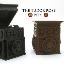 Capture_d__cran_2015-04-03___22.00.42.png Fichier STL gratuit The Tudor Rose Box (avec verrouillage secret)・Objet à télécharger et à imprimer en 3D
