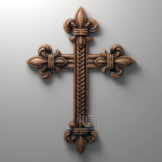 Cross 5 - 3D STL File For CNC and 3D Printer・ STL File for 3D printing ...