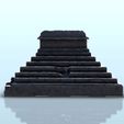 54.jpg Mesoamerican pyramid with sanctuary 32 - Maya Aztec Cuetzpal Seraphon Lizardmen Medieval Age of Sigmar Warhammer