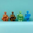 Copper-golem-Dummy-13.jpg Armure Minecraft et golem de cuivre Dummy 13 - Figurine articulée Pack - Mise à jour du minerai