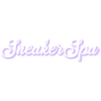 text_second.stl "SneakerSpa" Name Lightbox, Led lamp