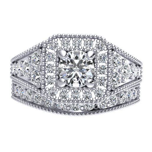 Engagement, Solitailr ,Band, Ring 3d Model Render 3D model