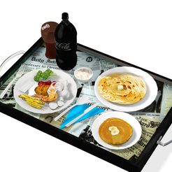 0.jpg STL file CAKES C OCACOLA MAHOONNAISE SAUCEGRAPES CHICKEN BURGER Kitchen Food & drink Cookie cutters・3D printer design to download