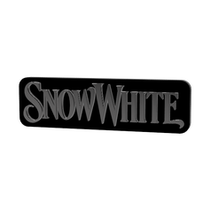 Untitled.png STL file 3D MULTICOLOR LOGO/SIGN - Snow White・Model to download and 3D print, Wabushi