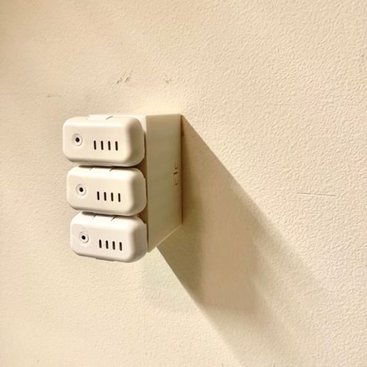 DJI phantom 3 triple battery mount 3D model