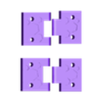 hinges.stl IKEA Eksik Muhafaza Creality Ender 3 / RGB LED Işıklar