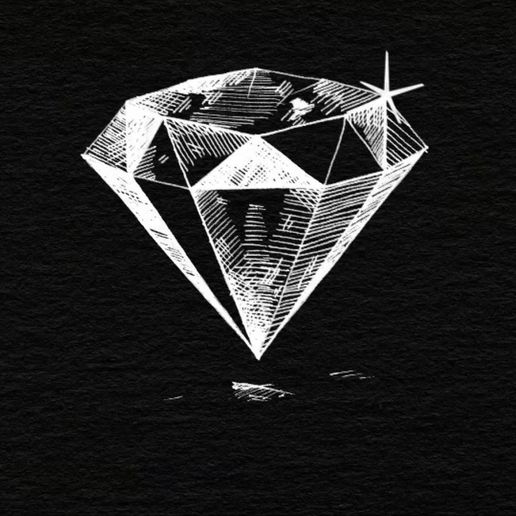 diamond 3D model preview