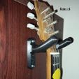 IMG_20230425_222921.jpg Guitar wall hanger - Set of 3 sizes