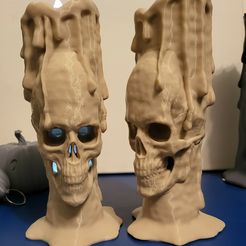 20230918_185643-2.jpg STL file Skull Candle Set・3D printable model to download