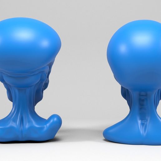 🛸 Aliens Heads・ STL File for 3D printing・Cults