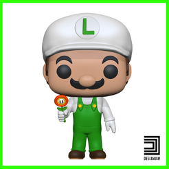 Luigi-Fire-01.png LUIGI FIRE - SUPER MARIO BROS NINTENDO FUNKO POP
