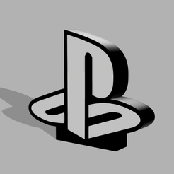 Playstation-lumineus-v9.png STL file Playstation lamp・3D printable model to download