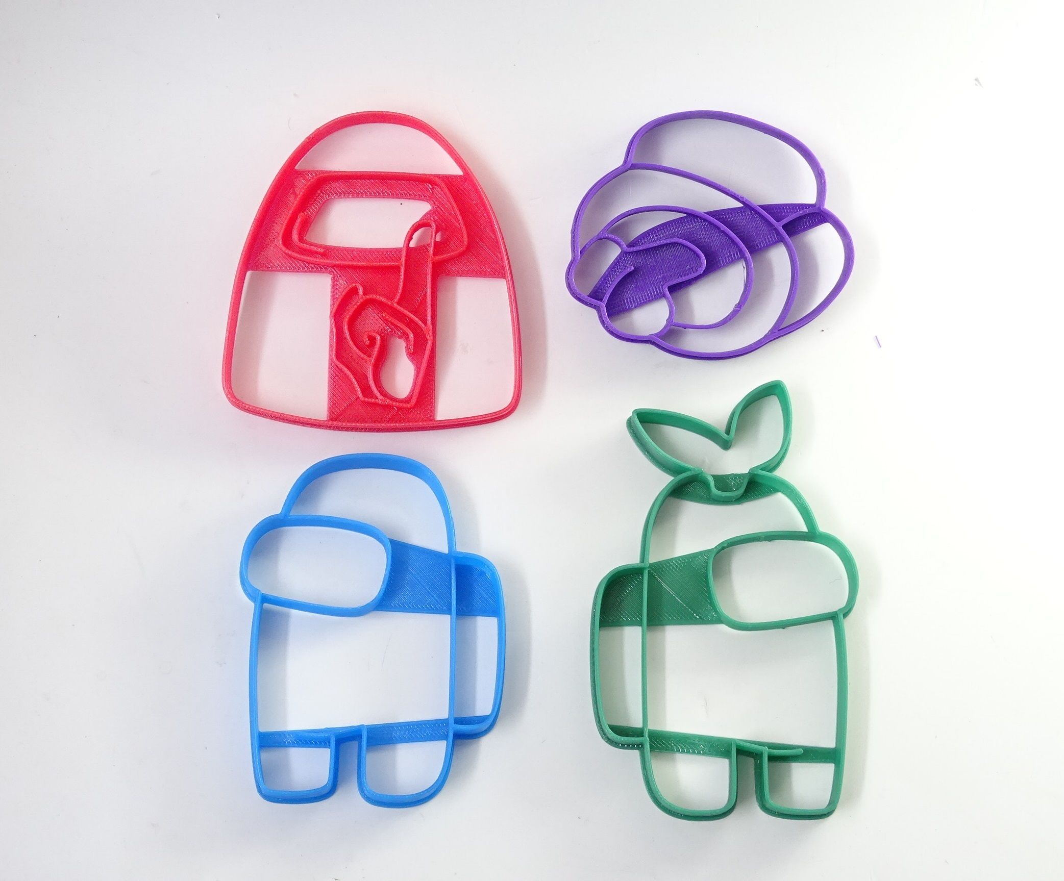 Descargar Archivo Stl Cookie Cutters Cortantes Galletas Among Us • Objeto Imprimible En 3d ・ Cults 0238