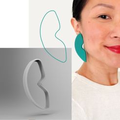 ARO-12_Mesa-de-trabajo-1.jpg STL-Datei Organic shape cutter for polymer clay earring jewelery #12・Modell zum Herunterladen und 3D-Drucken, martcaset