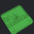 Captura-de-Pantalla-2023-07-15-a-las-16.17.17.jpg BEST ROLLING TRAY...WEED TRAY GRINDERKING ...WEED TRAY 180X180X18MM EASY PRINT PRINTING WITHOUT SUPPORTS READY TO PRINT ...ROLLING SUPPORT