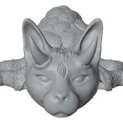 Screenshot_1.jpg STL file Articulated chimera cat・3D printer model to download, MarckR