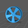 Screenshot-2024-11-11-162601.png 5 Spoke Wheels - STL File for 3D Printing