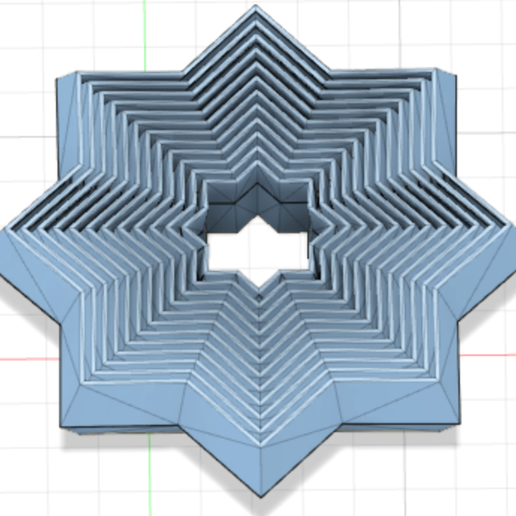 fidget star 3D model