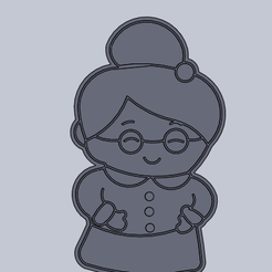 5.png Christamas cookie stamp and cutter MRS CLAUS