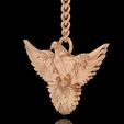 keyshot-jewelry-scene-setup-set-3.8337.jpg Chaîne porte-clés modèle 3D imprimable pigeon