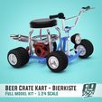 6.jpg Beer crate Kart / Fahrende Bierkiste - full model kit in 1:24 scale