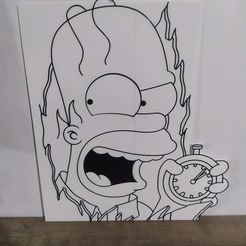 IMG_20230405_000746.jpg STL file painting "there's more" the simpsons 35 x 32 cm・3D printing model to download