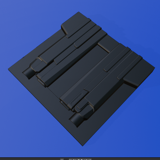 CZ P10C + Streamlight TLR7 HLX Split Mold vacuum. 3D model