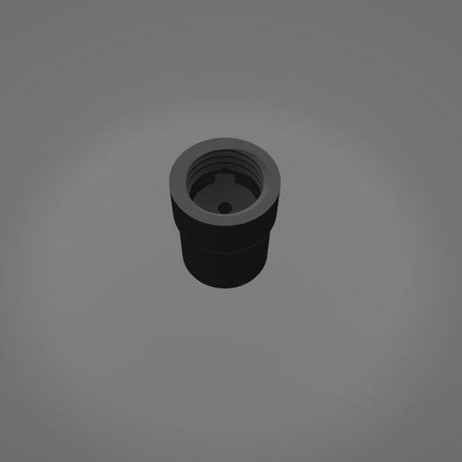 Straight bottle stock adapter for AIRSOFT AEG