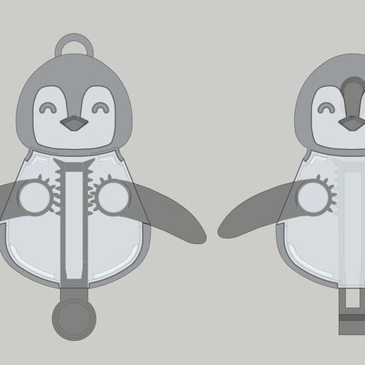 3.jpg Pingüino con manos móviles llave colgador ( No necesita hardware)