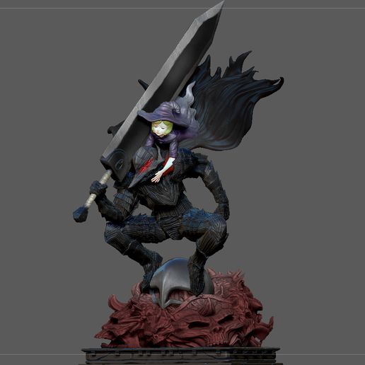 18.jpg BERSERK GUTS  schierke SCIERKE FANTASY ANIME SWORD CHARACTER