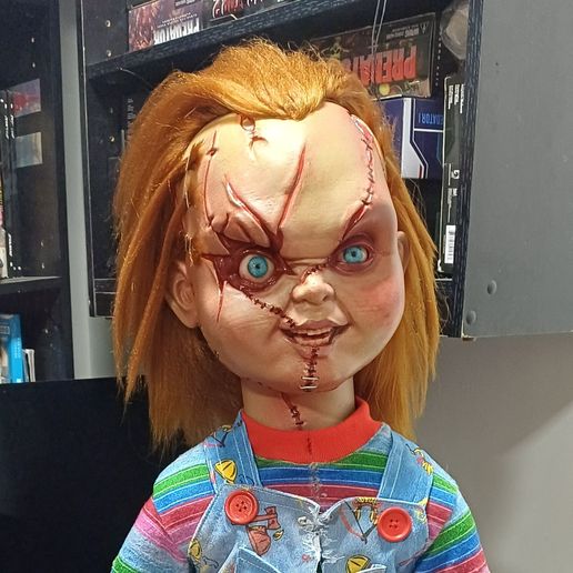 🗿 Chucky scarred doll 1/1 (bride of chucky) childs plays real